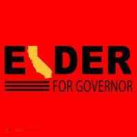 Elder For Governor California Santa Hat thumb 1