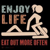 Enjoy Life Eat Out More Often Sweatshirt thumb 3