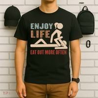 Enjoy Life Eat Out More Often T-Shirt thumb 6