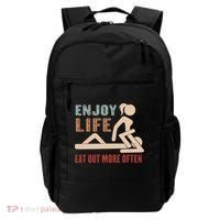 Enjoy Life Eat Out More Often Backpack thumb 0