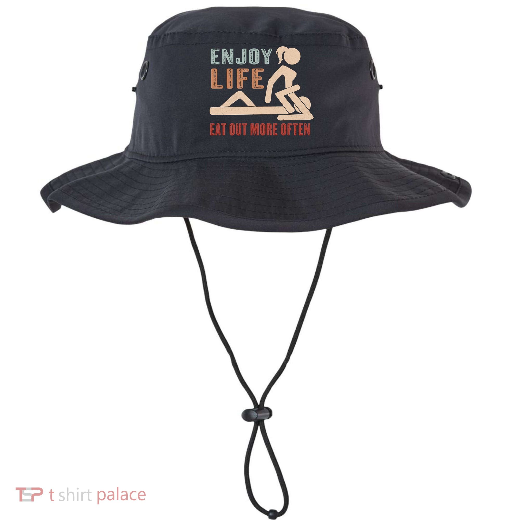 Enjoy Life Eat Out More Often Bucket Hat