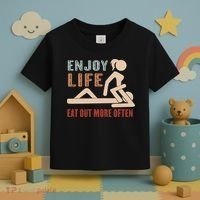 Enjoy Life Eat Out More Often Toddler T-Shirt thumb 3