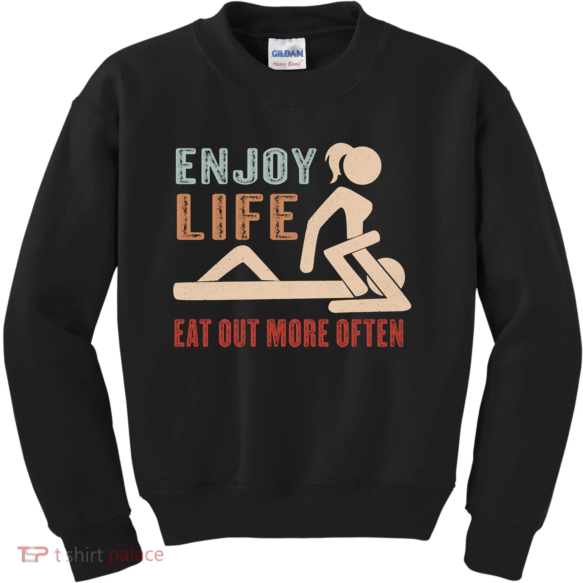 Enjoy Life Eat Out More Often Kids Sweatshirt