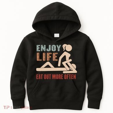 Enjoy Life Eat Out More Often Kids Hoodie
