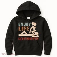 Enjoy Life Eat Out More Often Kids Hoodie thumb 0