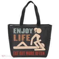 Enjoy Life Eat Out More Often Tote Bag thumb 0