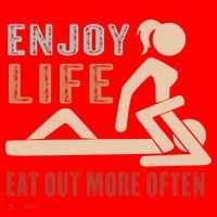Enjoy Life Eat Out More Often Santa Hat thumb 1