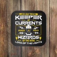 Electrician Lineman Electrical Technician Coaster thumb 0
