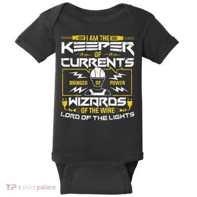 Electrician Lineman Electrical Technician Baby Bodysuit