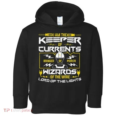 Electrician Lineman Electrical Technician Toddler Hoodie
