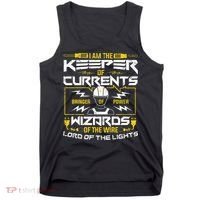 Electrician Lineman Electrical Technician Tank Top thumb 0
