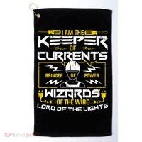 Electrician Lineman Electrical Technician Golf Towel thumb 0