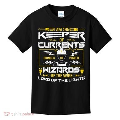 Electrician Lineman Electrical Technician Kids T-Shirt