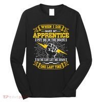 Electrician Lineman Electricity Wiring Electrical Engineer Long Sleeve Shirt thumb 0