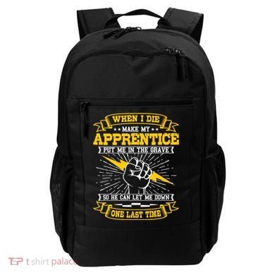 Electrician Lineman Electricity Wiring Electrical Engineer Backpack
