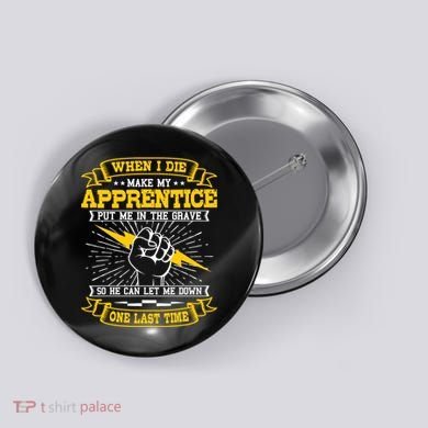 Electrician Lineman Electricity Wiring Electrical Engineer Button