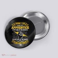 Electrician Lineman Electricity Wiring Electrical Engineer Button thumb 0