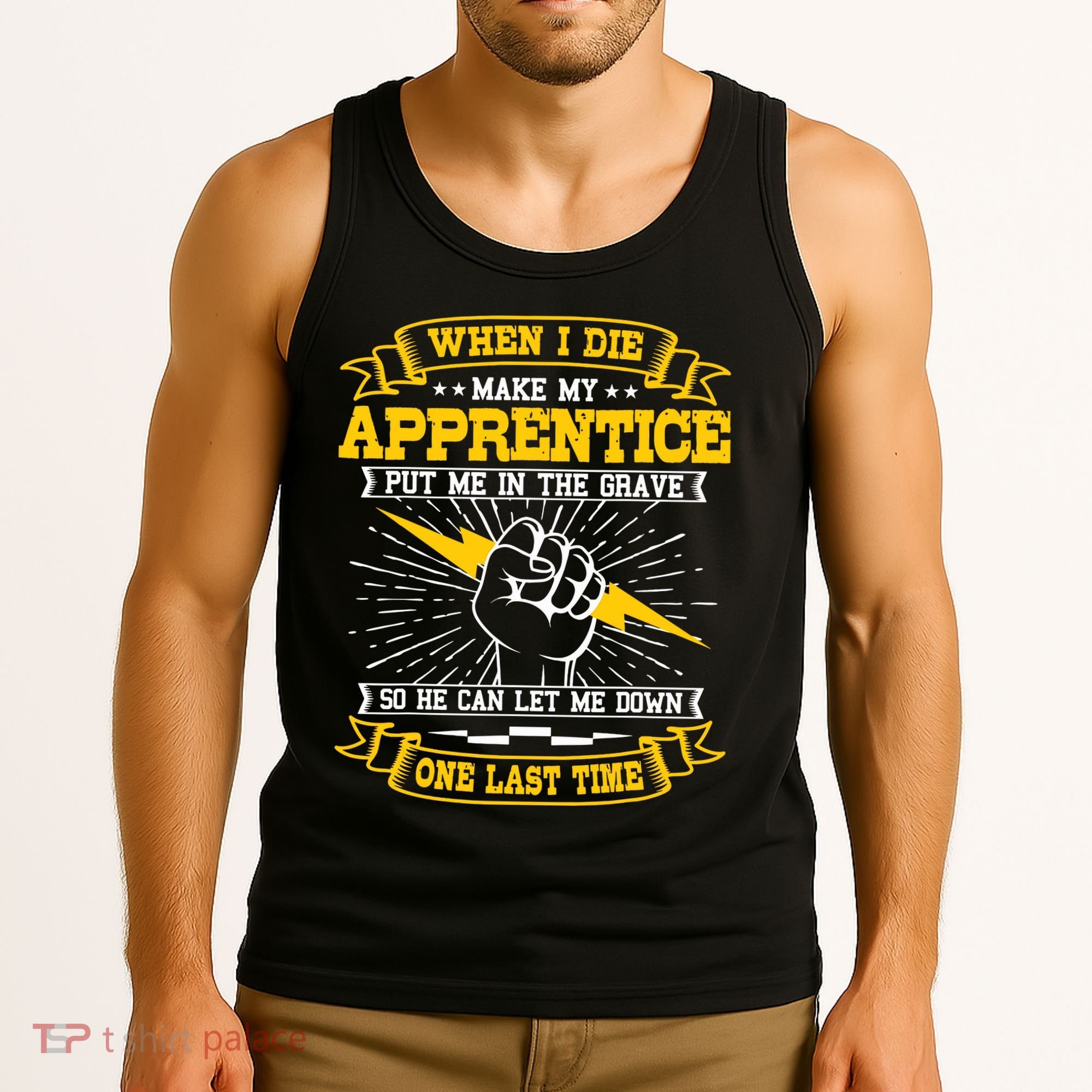 Electrician Lineman Electricity Wiring Electrical Engineer Tank Top
