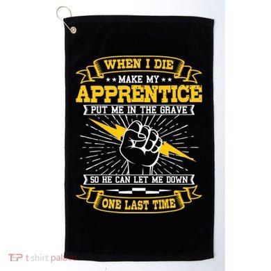 Electrician Lineman Electricity Wiring Electrical Engineer Golf Towel