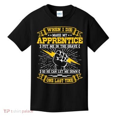Electrician Lineman Electricity Wiring Electrical Engineer Kids T-Shirt