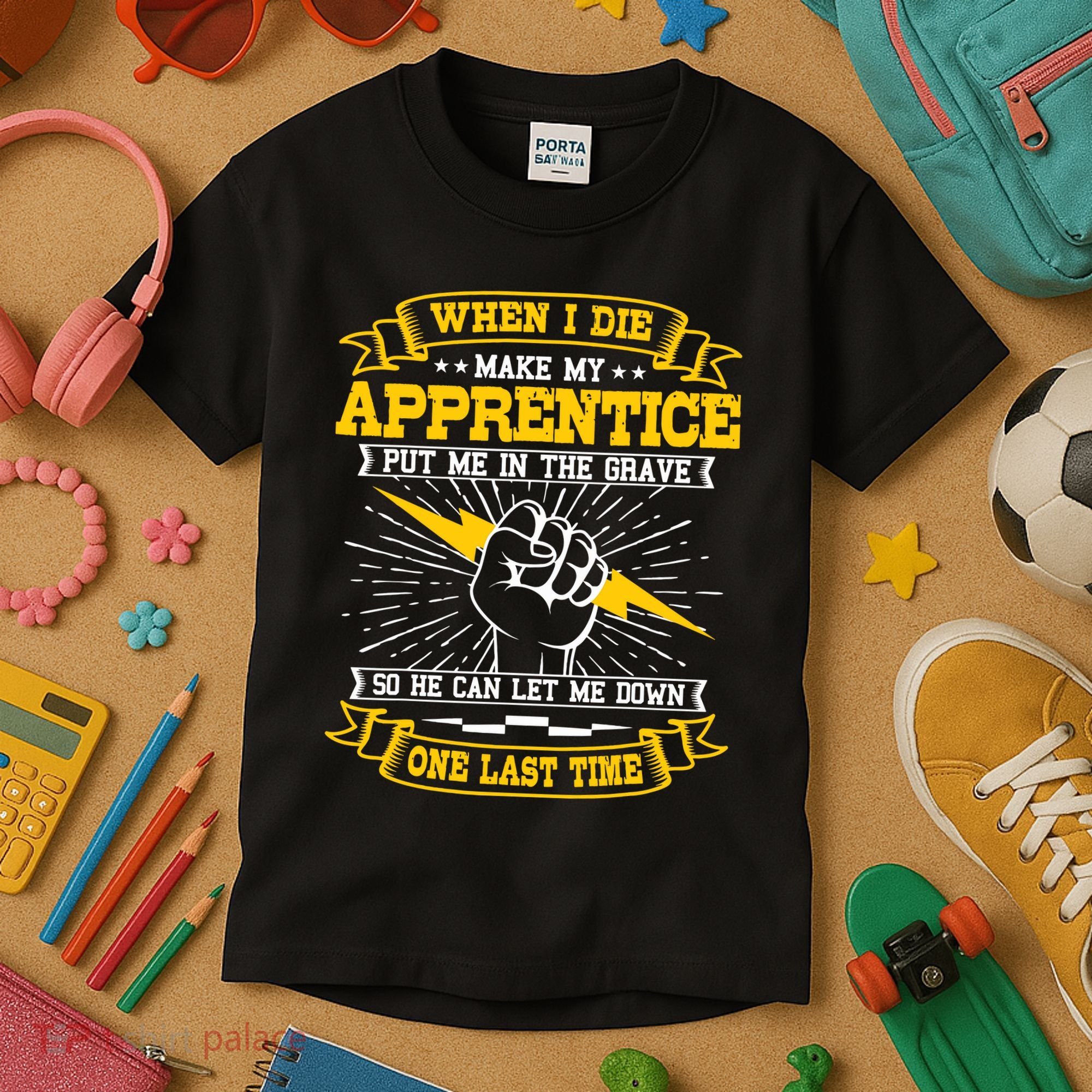 Electrician Lineman Electricity Wiring Electrical Engineer Kids T-Shirt