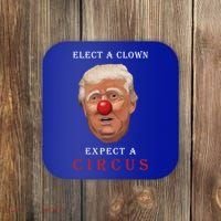 Elect a Clown Expect a Circus Coaster thumb 0