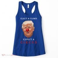 Elect a Clown Expect a Circus Women's Tank Top thumb 0