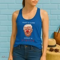 Elect a Clown Expect a Circus Women's Tank Top thumb 2