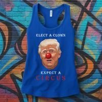 Elect a Clown Expect a Circus Women's Tank Top thumb 3