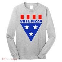Elections Vote Pizza Long Sleeve Shirt thumb 0