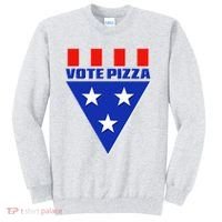 Elections Vote Pizza Sweatshirt thumb 0