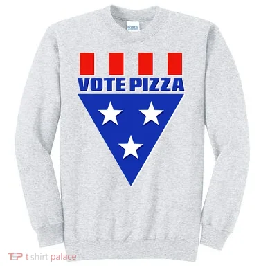 Elections Vote Pizza Sweatshirt