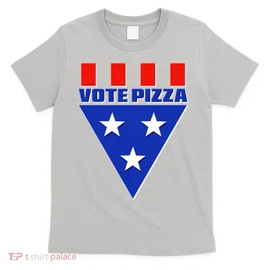 Elections Vote Pizza T-Shirt