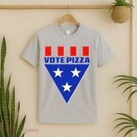 Elections Vote Pizza T-Shirt thumb 2