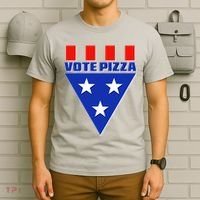 Elections Vote Pizza T-Shirt thumb 6