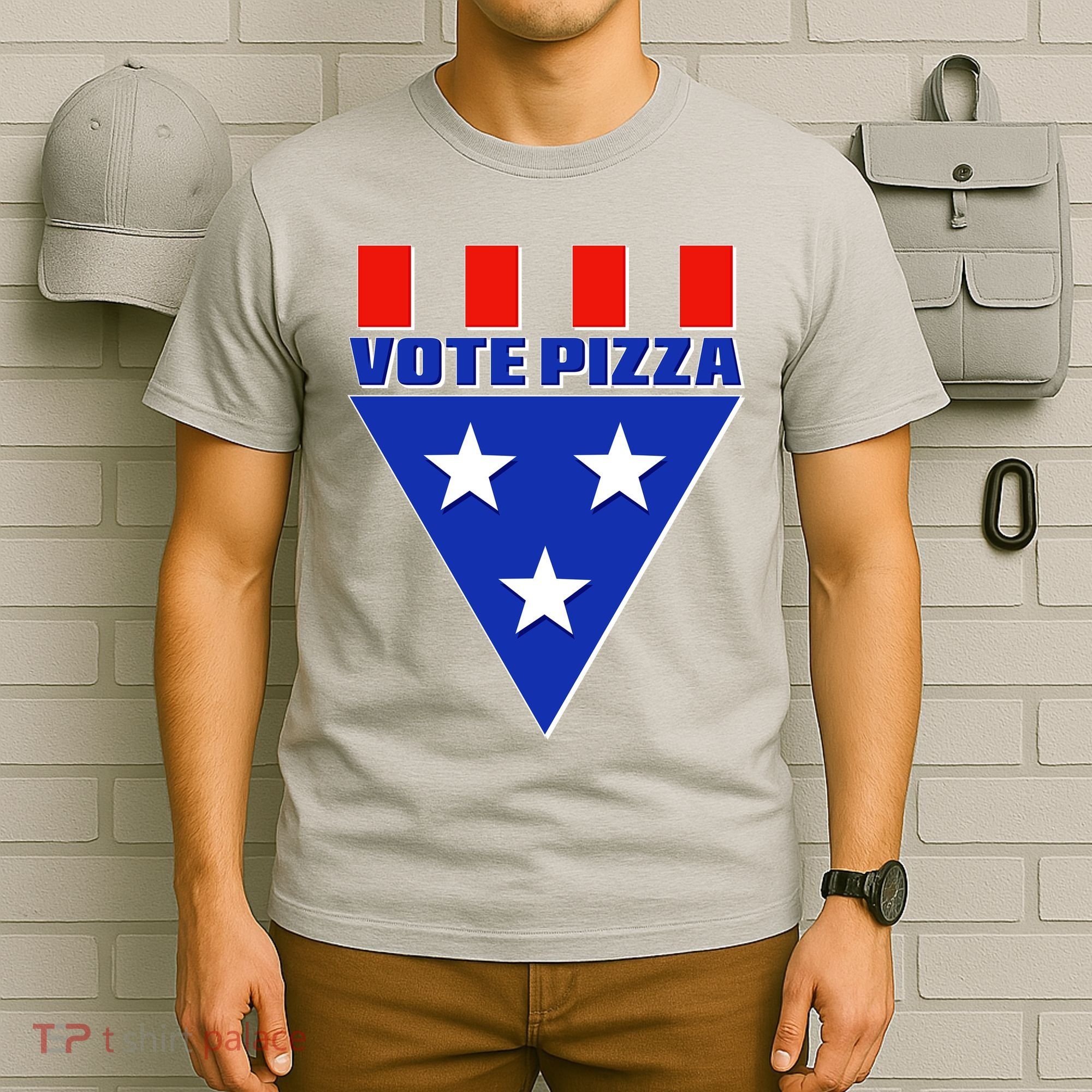 Elections Vote Pizza T-Shirt