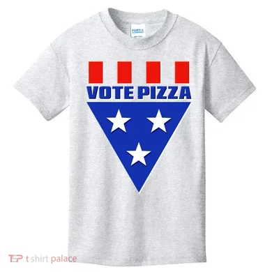 Elections Vote Pizza Kids T-Shirt