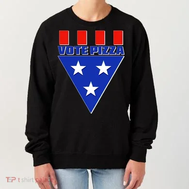 Elections Vote Pizza Women's Sweatshirt