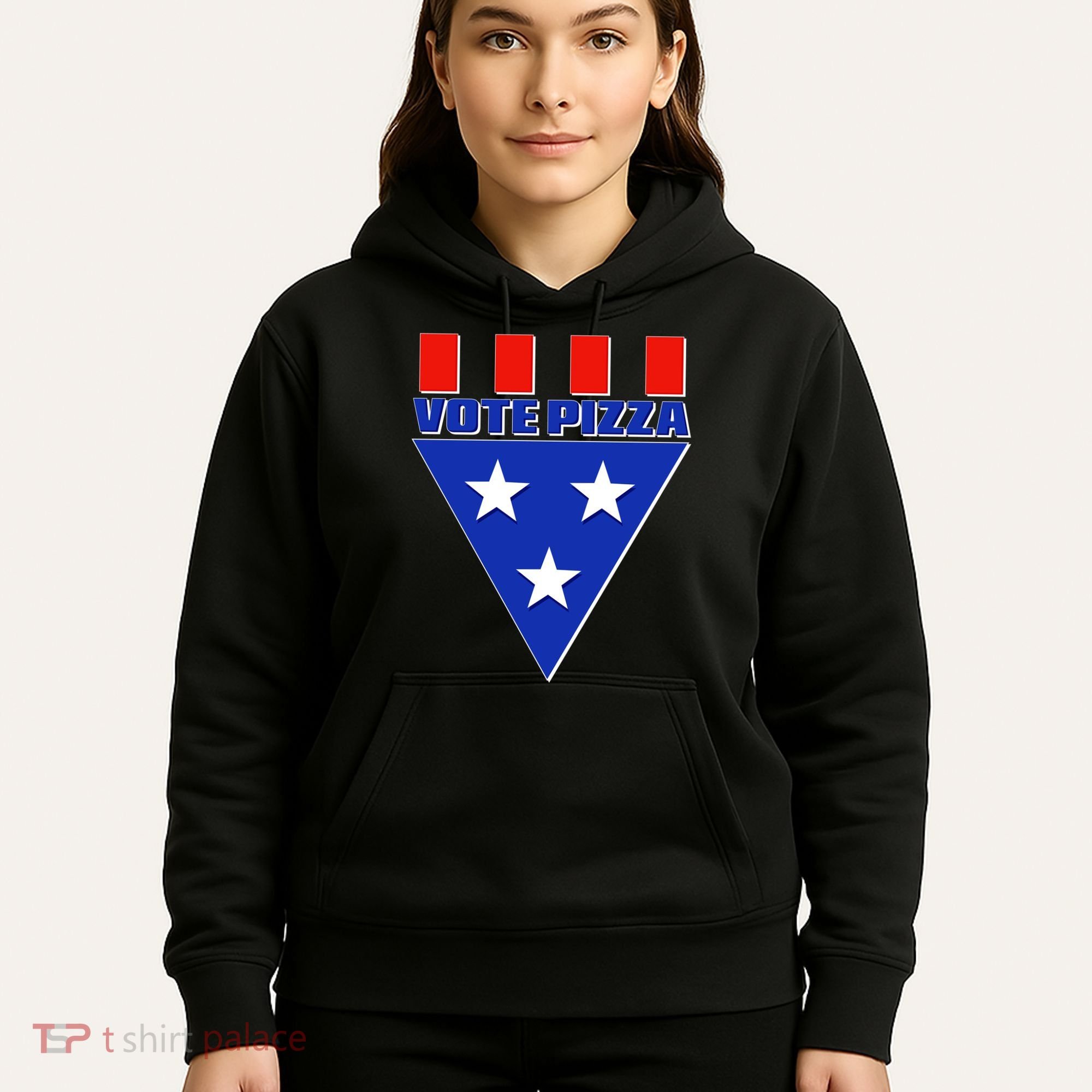 Elections Vote Pizza Hoodie