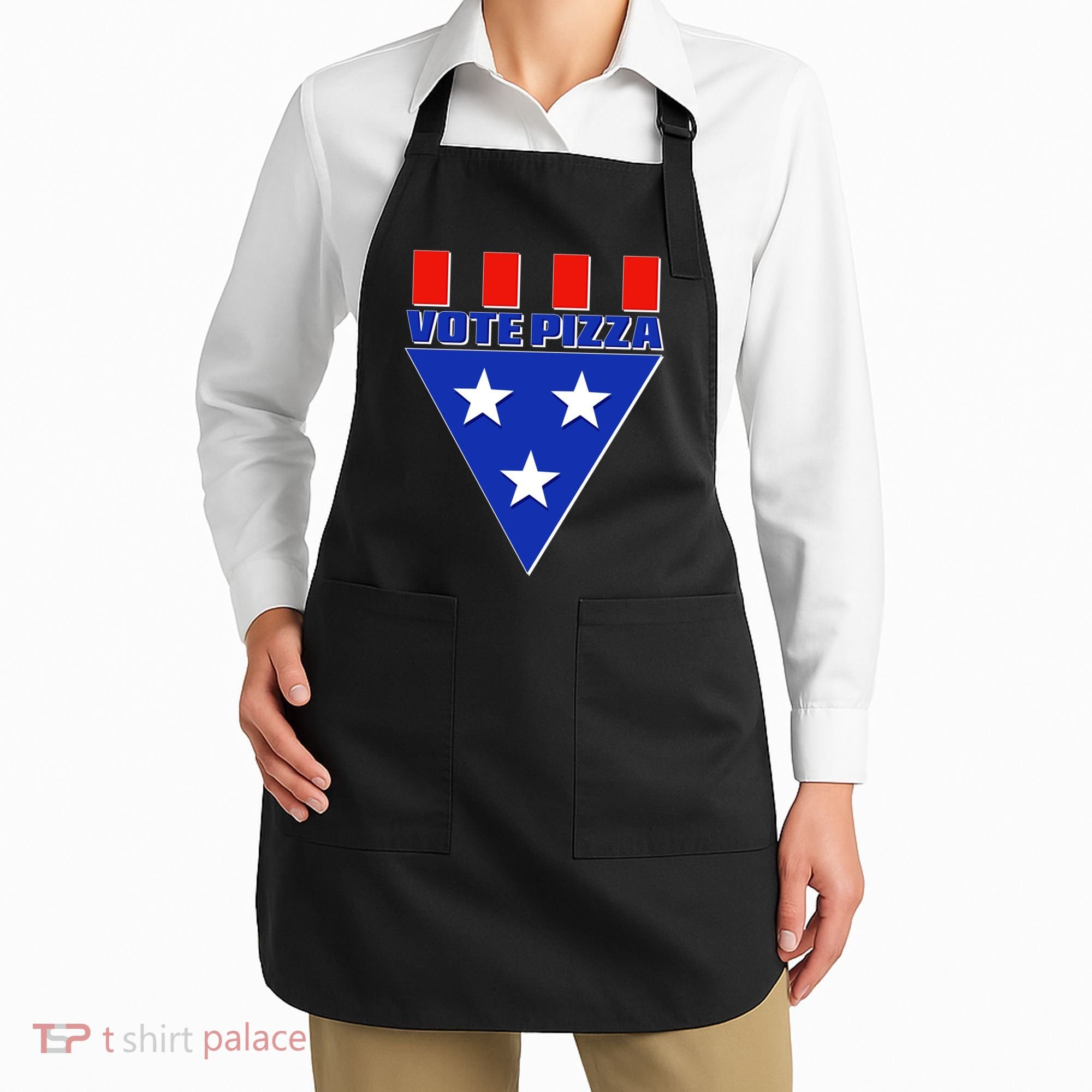 Elections Vote Pizza Apron