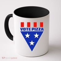Elections Vote Pizza Coffee Mug thumb 0