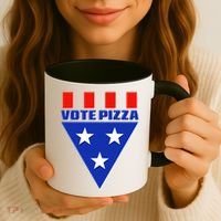 Elections Vote Pizza Coffee Mug thumb 3
