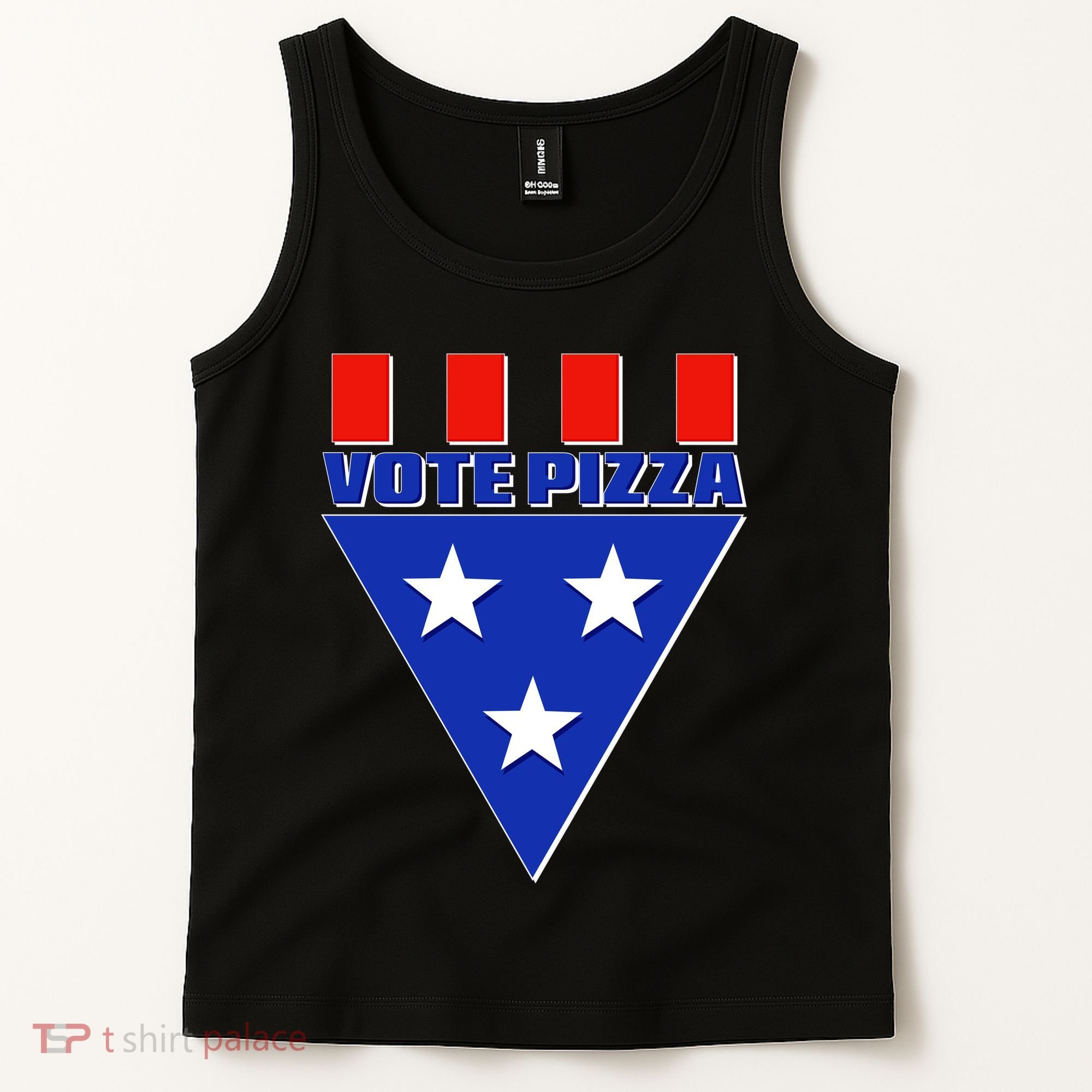 Elections Vote Pizza Tank Top