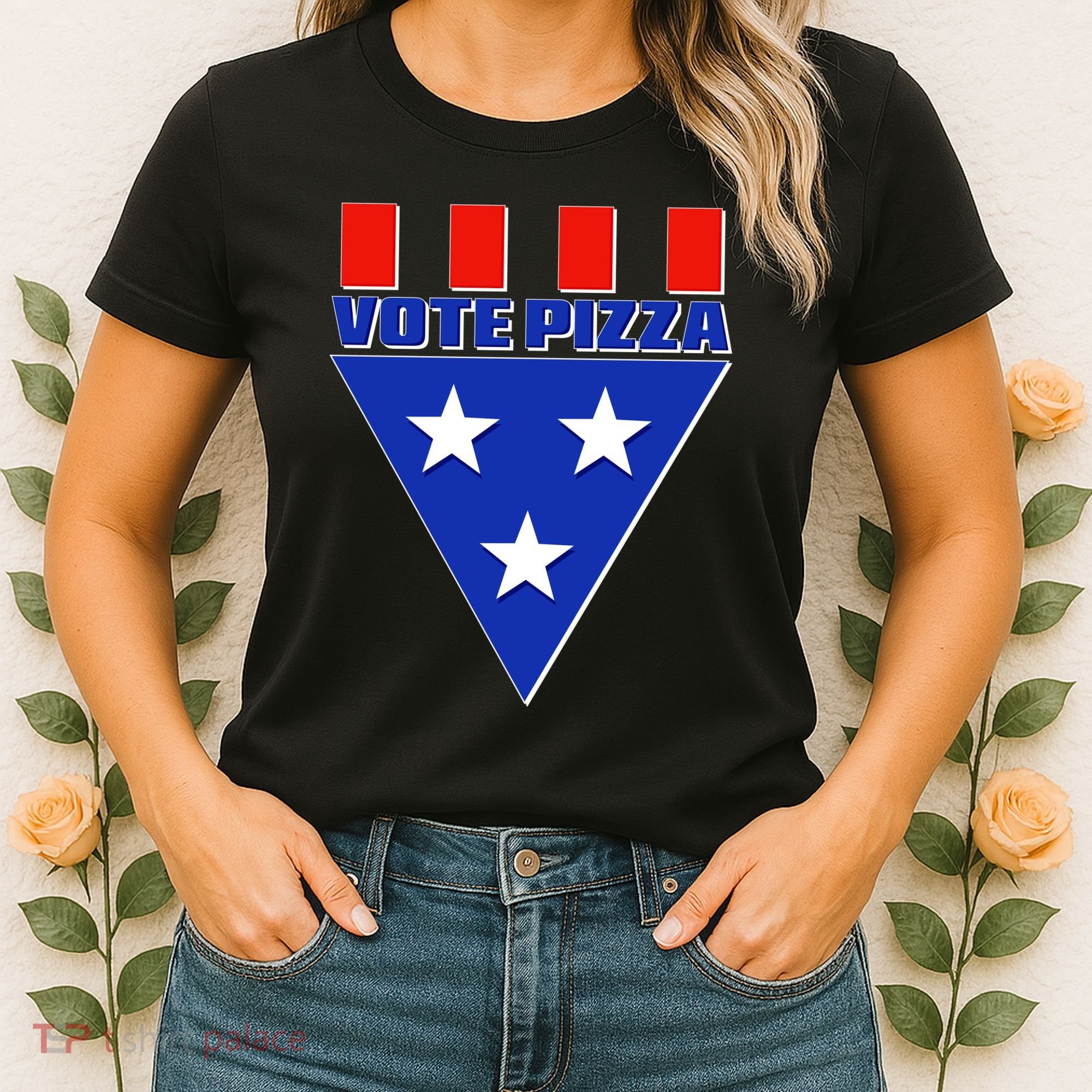 Elections Vote Pizza Women's T-Shirt