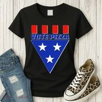 Elections Vote Pizza Women's T-Shirt thumb 3