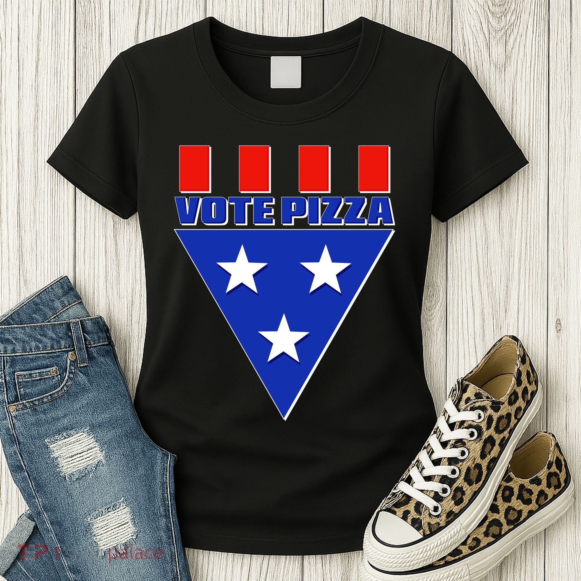 Elections Vote Pizza Women's T-Shirt