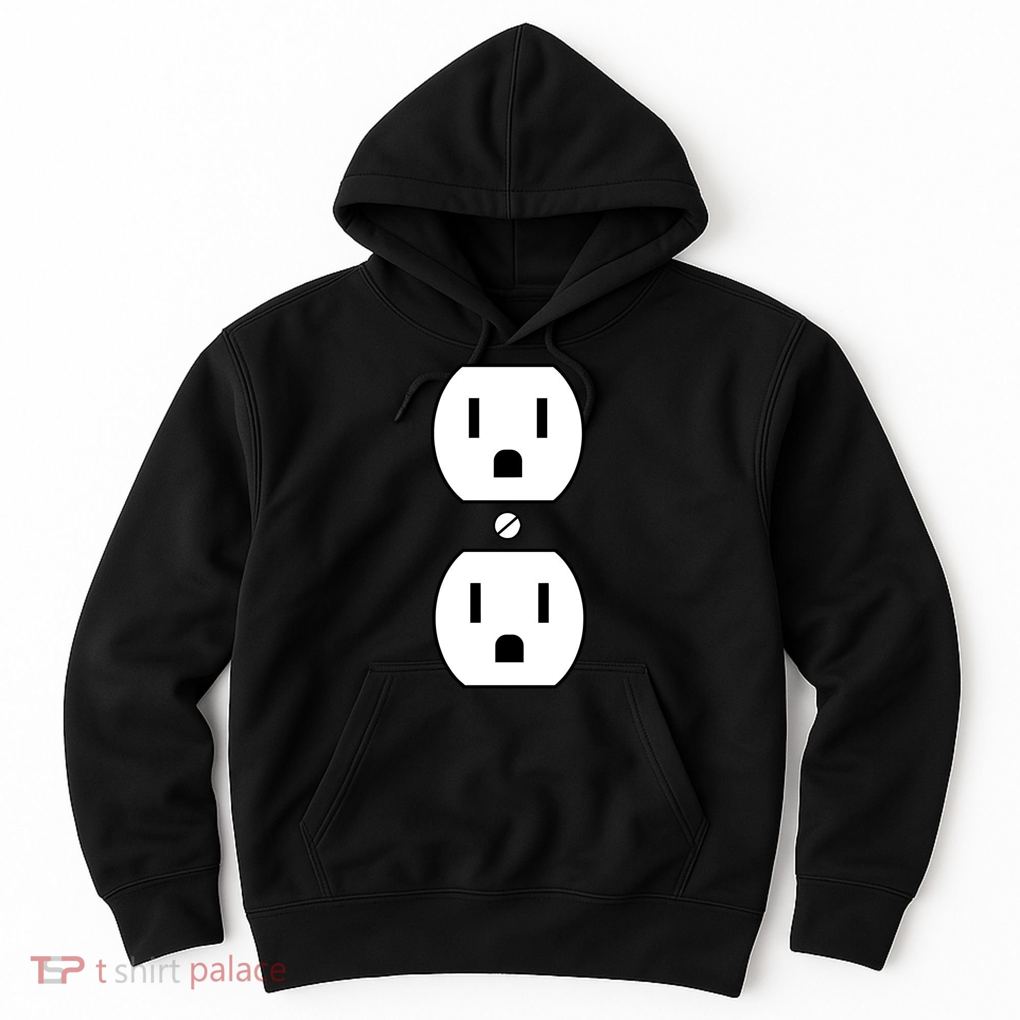 Electrial Outlet Plug Costume Hoodie