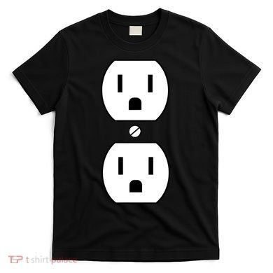 Electrial Outlet Plug Costume T-Shirt