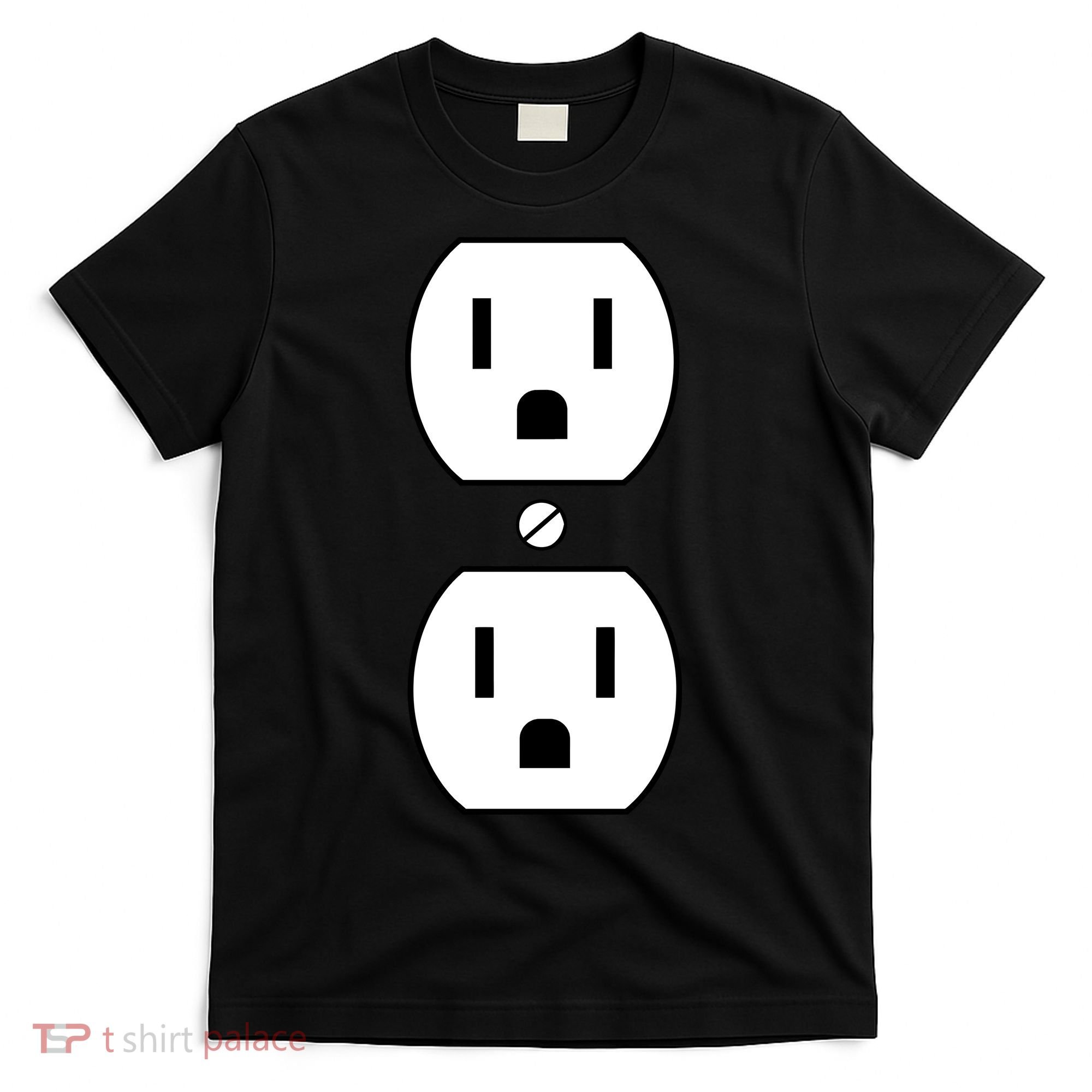 Electrial Outlet Plug Costume T-Shirt