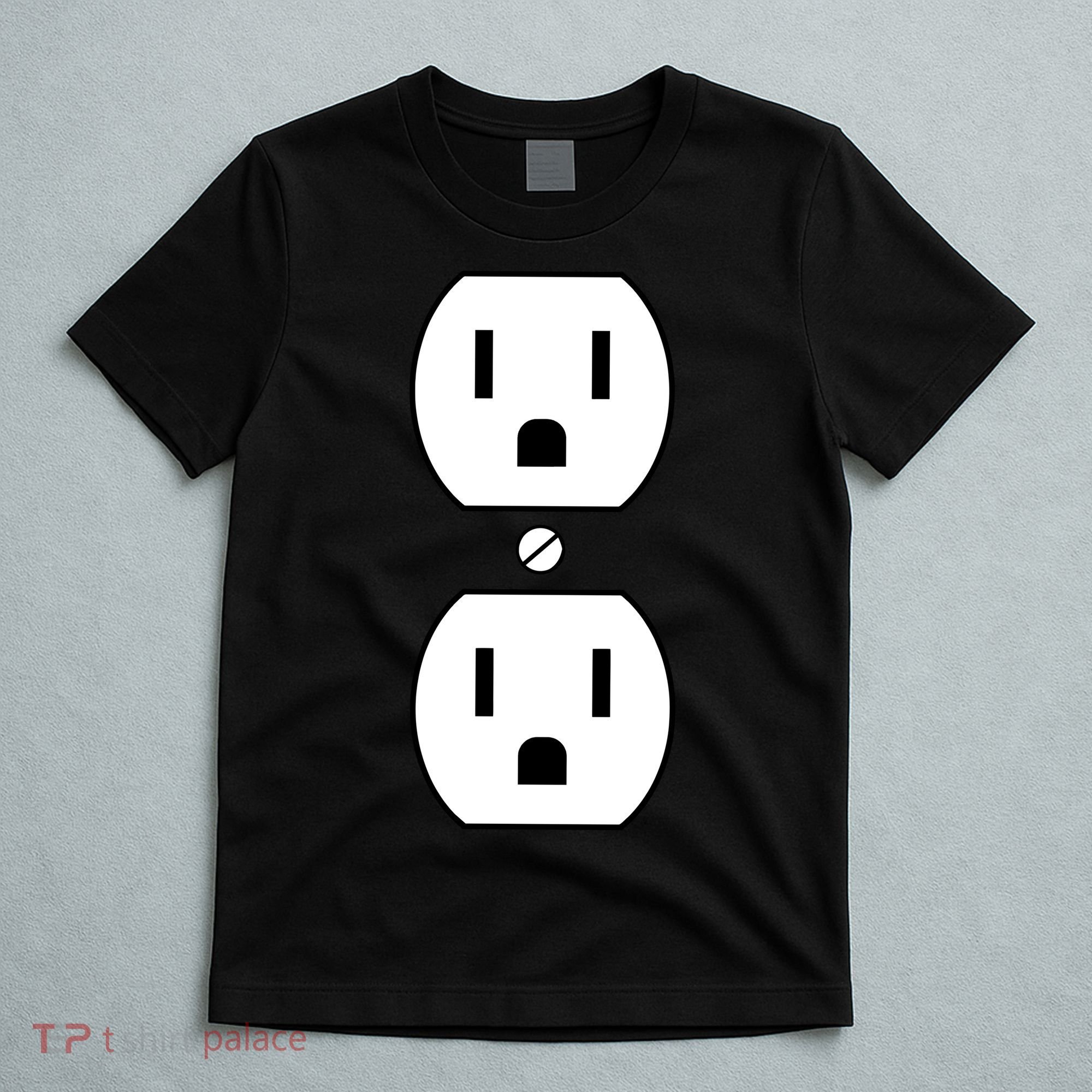 Electrial Outlet Plug Costume T-Shirt